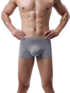 3-pack Men's Bamboo Fiber U-pouch Boxer Briefs