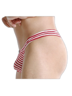 3 Pack Men's Striped Trendy Cooling Touch Day-Long Comfort Firm Support Thongs
