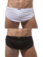 Men's Sexy Side Split  Boxers With Support Pouch