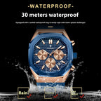 Multifunctional Six-pin Calendar Men's Watch Large Dial