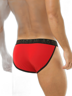 3 Pack Men's Large Pouch Button Waistband Briefs