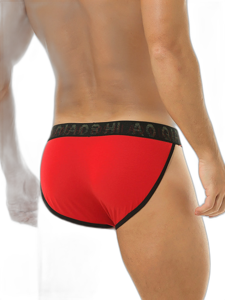 3 Pack Men's Large Pouch Button Waistband Briefs