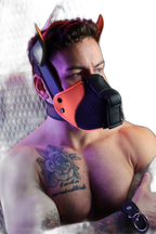 Breedwell Poundtown Pup Mask 2.0 Neon Orange