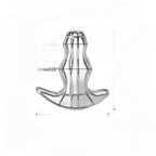 Axelrod - Steel Hollow Tunnel Anal Plug - Butt Plug Expander