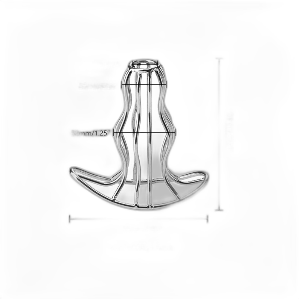 Axelrod - Steel Hollow Tunnel Anal Plug - Butt Plug Expander