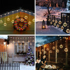 LED Christmas Curtain Lights, Indoor Scene Decoration, Creative Curtain Lights, Christmas Atmosphere Flashing Lights