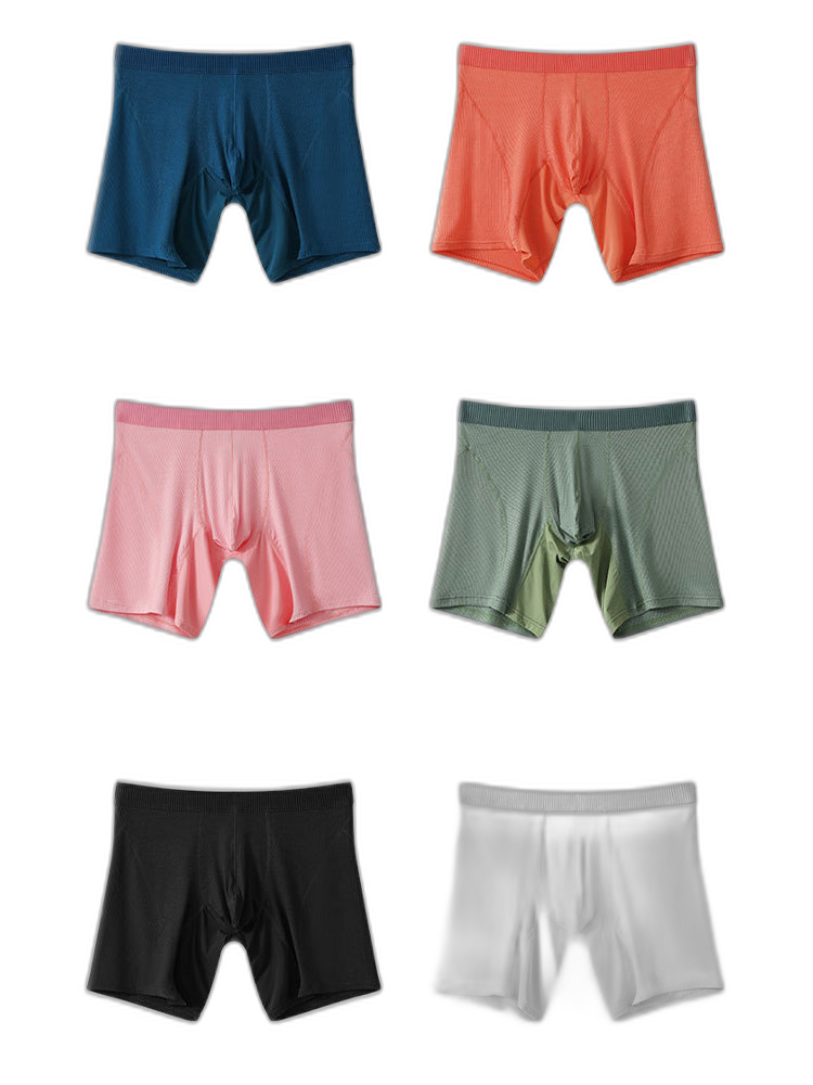 2 Pack Men’s Casual Ice Silk Midway Briefs