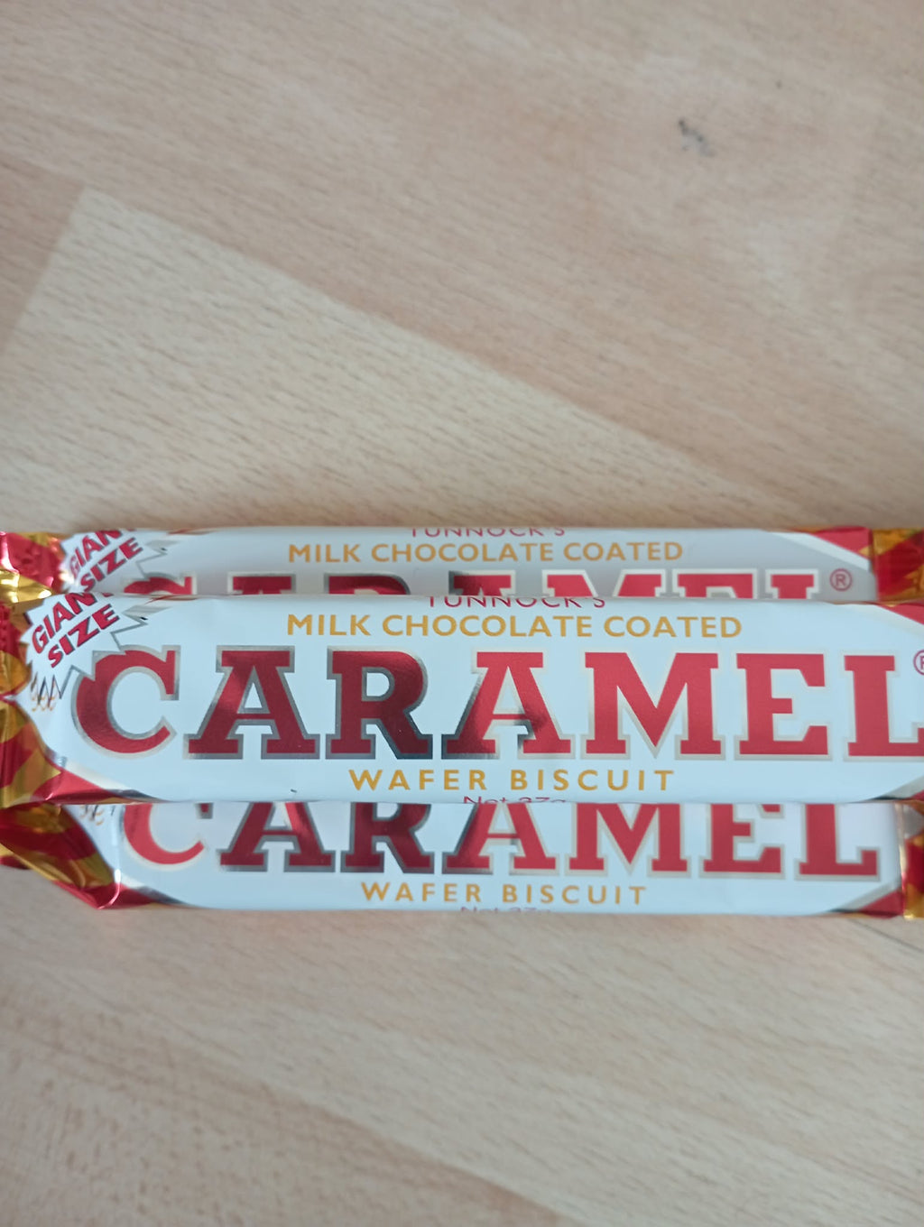 3 TUNNOCKS MILK CHOCOLATE COATED WAFER BISCUIT (3X37G)