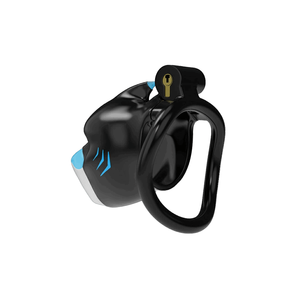 Furrjoi Shark Chastity Cage Light Blue