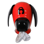 Furrjoi Silicone Lapsus Hood Red