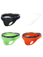 4 Pack Men's Sexy Comfortable Ice Silk Breathable Thong