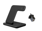 3-in-1 Wireless Charging Station - Fast Charge for iPhone, Apple Watch & AirPods | 15W Qi Charger Stand
