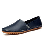 Summer First Layer Cowhide Casual Driving Shoes
