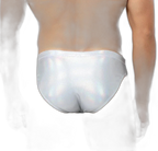Liquid Chrome Metallic Briefs