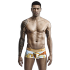 SEOBEAN Luxe Print Silk Low-Waist Boxers