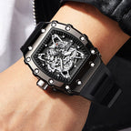 Large Dial Luminous Barrel-shaped Men's Watch