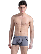 3 Pack Men's Long Leg Boxer Briefs Made of Ultra-Thin Ice Silk with Anti-Wear Elastic
