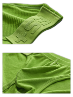 2 Pack Men's Solid Color Low Rise Sweat-Absorbent Large U-Shaped Small Pocket Briefs