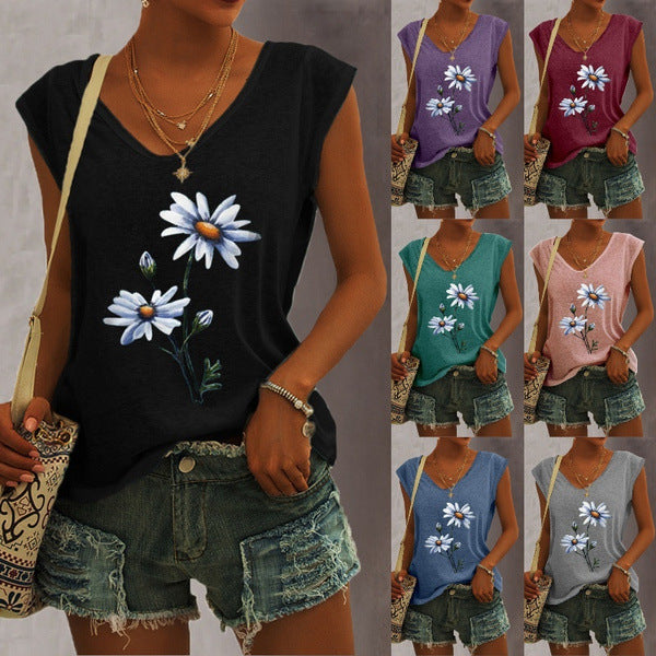 Women's Short-sleeve Wish-style Western-style Tank Top