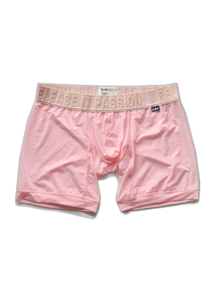 2 Pack Men's Trendy Breathable Ice Silk Boxer Briefs