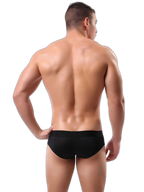 3 Pack Men's Striped U-Pouch Breathable Casual Briefs