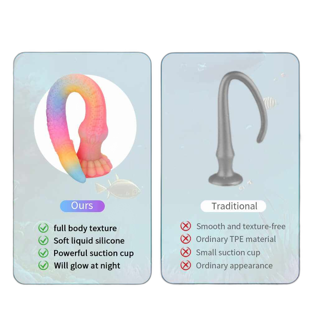 Nereid - 16.4 Inch Tentacle Dildo - Glow In The Dark Dildo - Fantasy Dildo