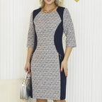 Printed Women's Princess Sleeve Casual Style Dress