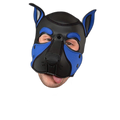 Mr S Leather NEOPRENE FRISKY Puppy Hood | Black & Royal
