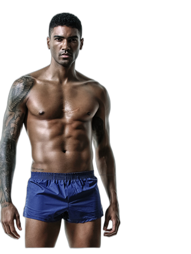 Men's Breathable Cotton Built-in Pouch Boxers