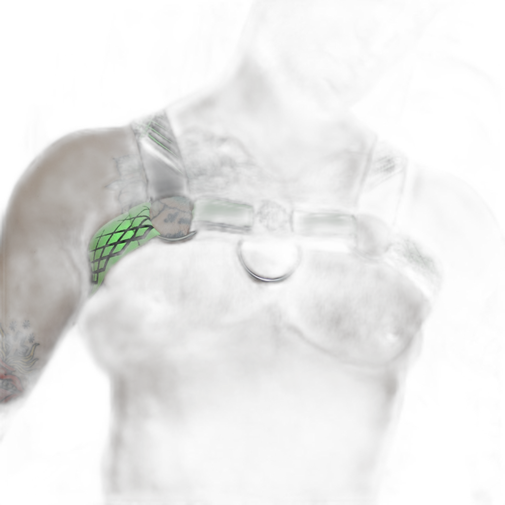 Breedwell Revolution Bulldog Harness Neon Green