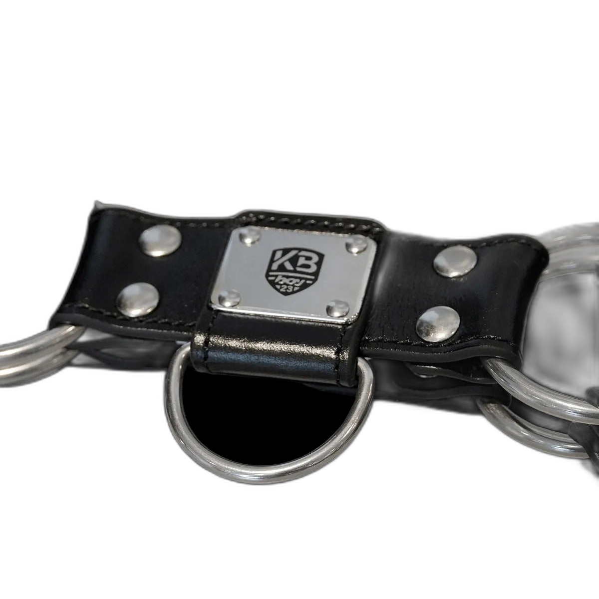 Tumbled Leather Bulldog Harness