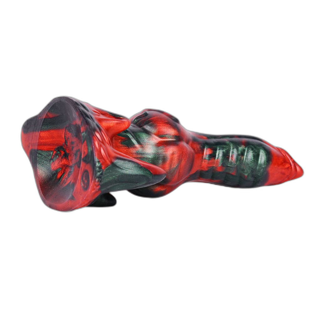 Hellhound – 8 Inch Silicone Fantasy Dildo – Christmas Edition Dog Knot Dildo