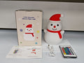 Christmas Snowman Silicone Touch Lamp with Remote Control - Color Changing LED Night Light