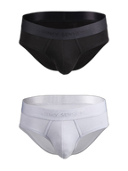 2 Pack Men’s Lightweight Cotton Pouch Briefs