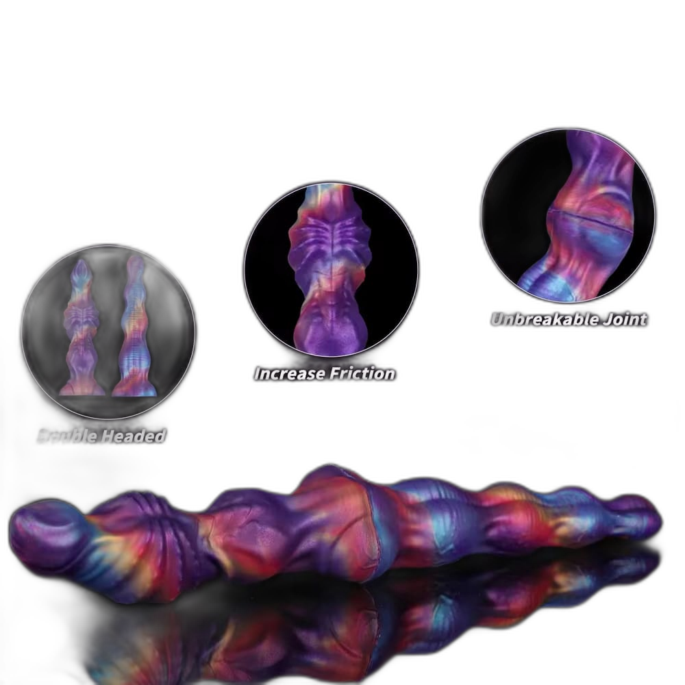 Axel - Dual Heads Knotted Dildo - Silicone Sex Toy