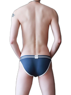 3 Pack Men's High-Cut Sexy Comfortable U-Convex Breathable Briefs