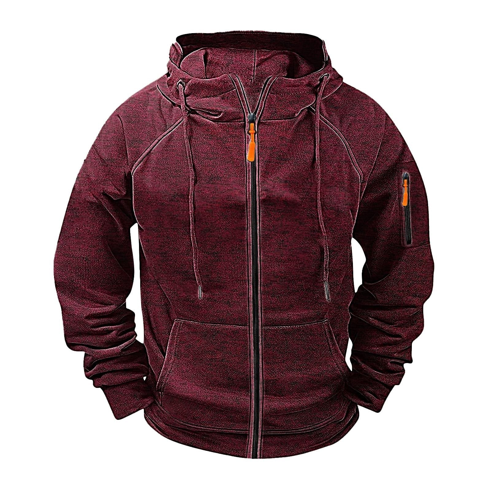 Premium Men's Hooded Sweater - Comfortable Loose Fit Sports Hoodie
