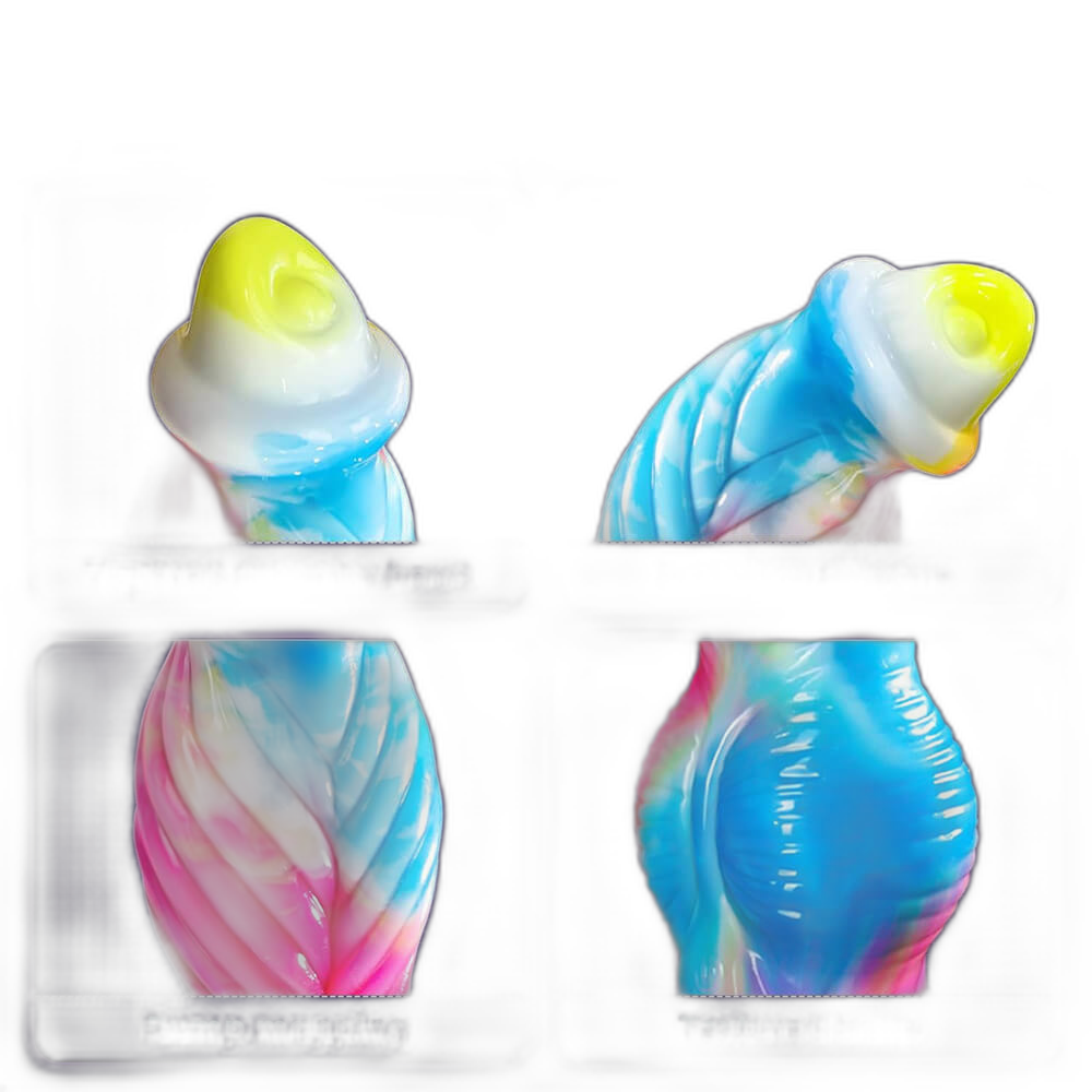 Phoenix II - 10.2 Inch Thrusting & Vibrating Dildo - Knot Dildo with Remote