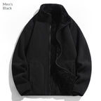 Lambswool Fleece Jacket Double Sided Fleece Coat