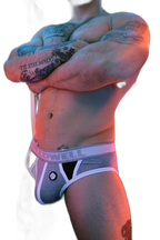 Breedwell Retro Remix Briefs Heather Grey