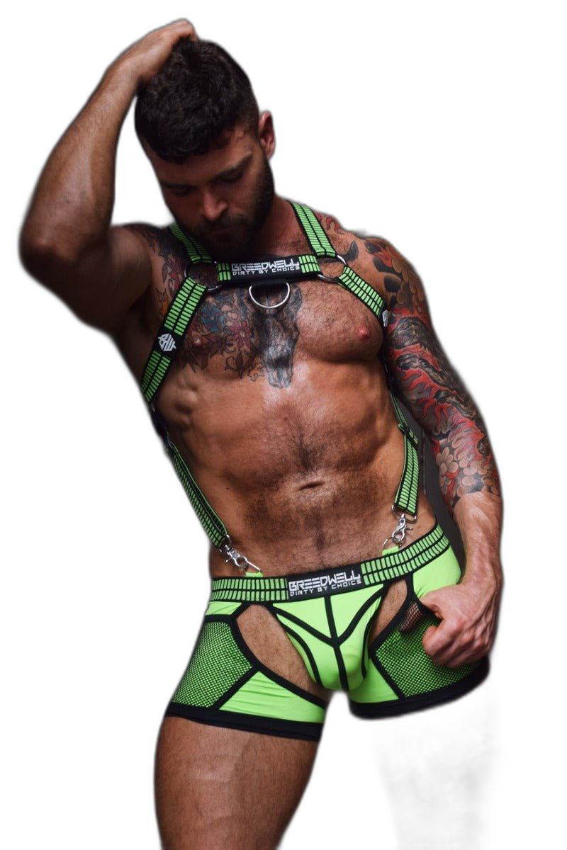 Breedwell Hybred Body Harness Neon Green
