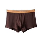 Modal Ultra-soft Solid Mid-waist Men's Boxer Briefs