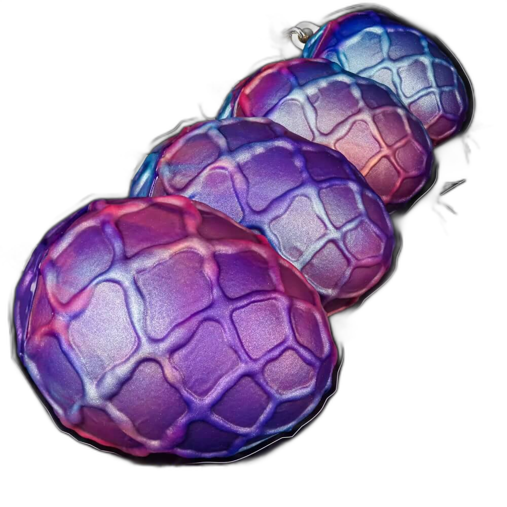 Curio Egg - Large Butt Plug with Chain Leash
