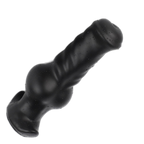 ELITE Liquid Silicone Canine Milker Plug Black 6.1 Inch