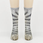 3D Animal Foot Print Socks Printed Socks