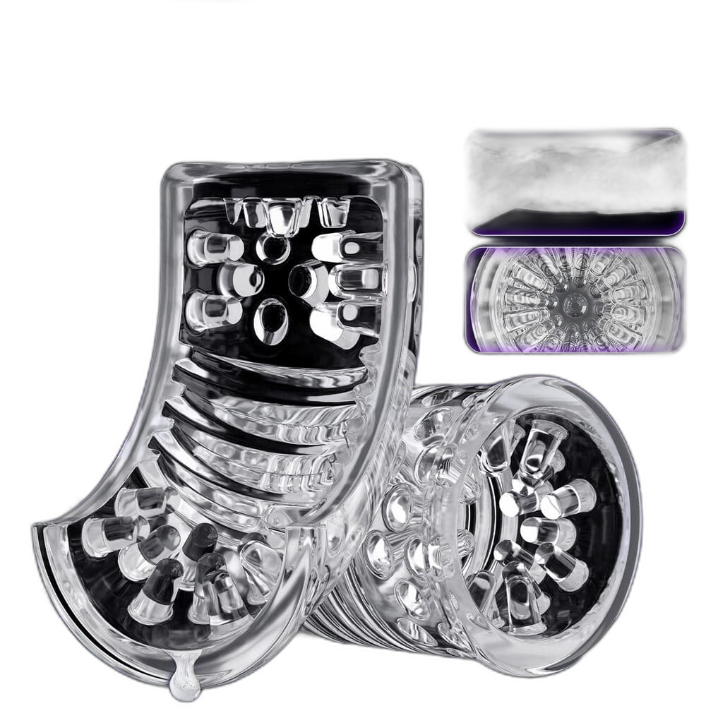 Black Warrior - Rotating Suction Masturbator - 3D Textured Sleeve