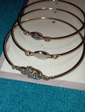 WOMEN'S PRIMARK SEMI PRECIOUS 3 BANGLES