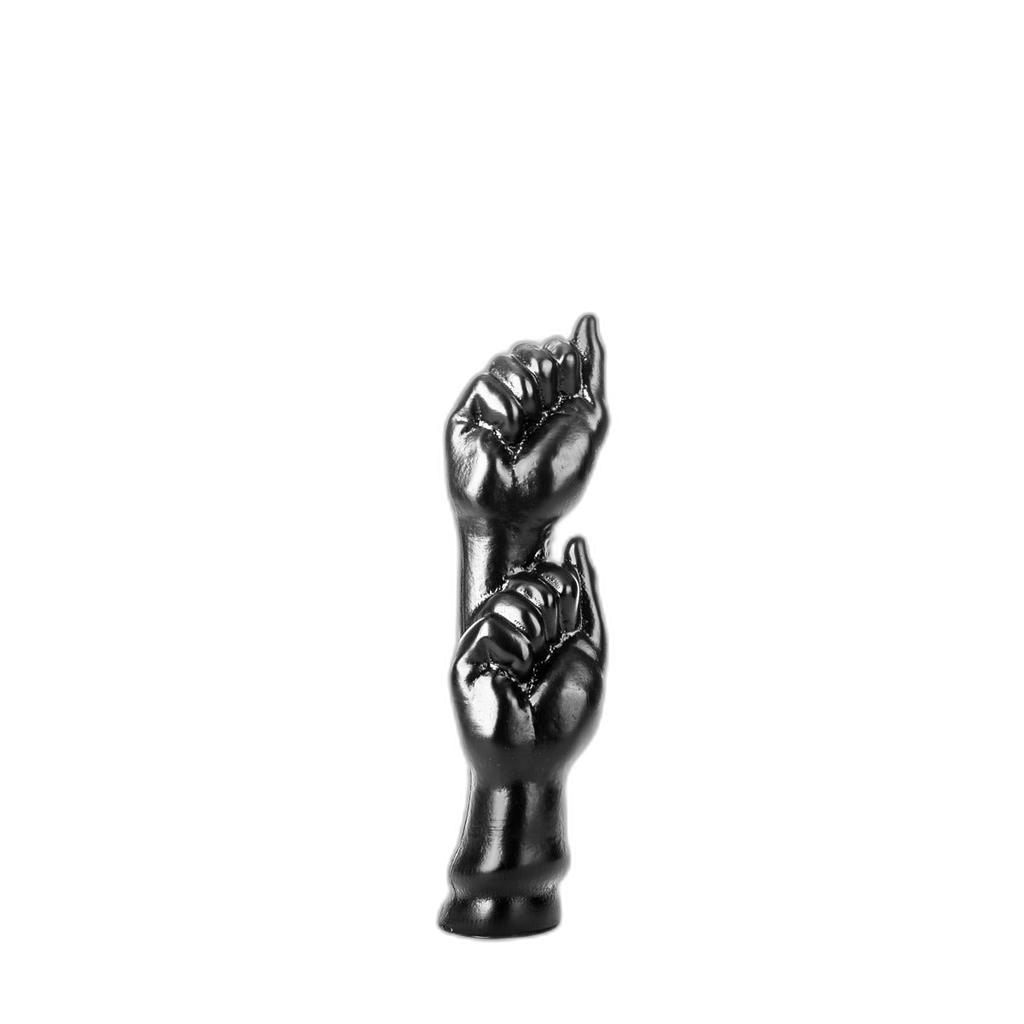 ruff GEAR Double Fist Punch Dildo 9.8 Inch Black