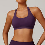 Halter Yoga Underwear Women's Hollow Sports Workout Bra