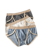 2 Pack Men's Breathable High-Stretch Seamless Comfort Odor-Control Briefs